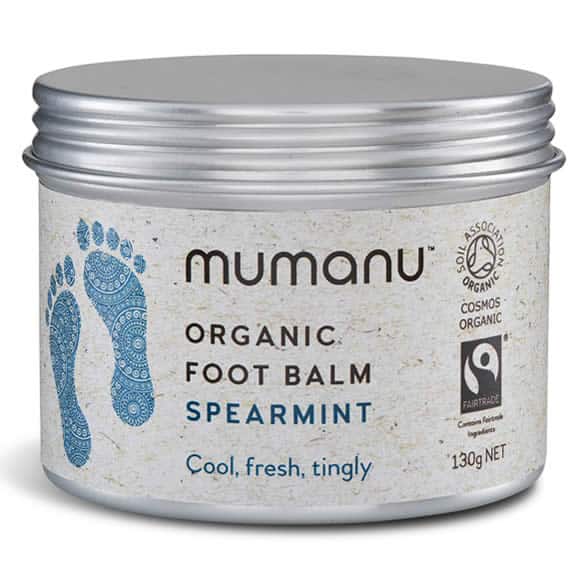 Mumanu Organic Foot Balm Spearmint - Foot Massage Oil - Heel Balm - Foot Cream