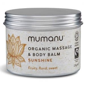 Mumanu Organic Massage Oil & Body Balm - Shea Moisturiser With Fairtrade Ingredients