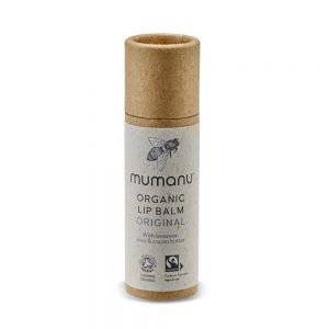 Mumanu Organic Lip Balm - Original - With Fairtrade Ingredients