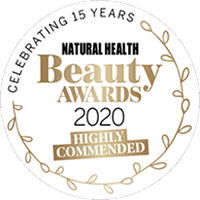 Natural Health Beauty Awards Highly Commended 2020